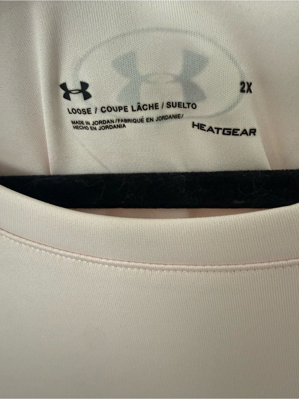 Under Armour Light Pink Heatgear Athletic Top 2X - Picture 4 of 6